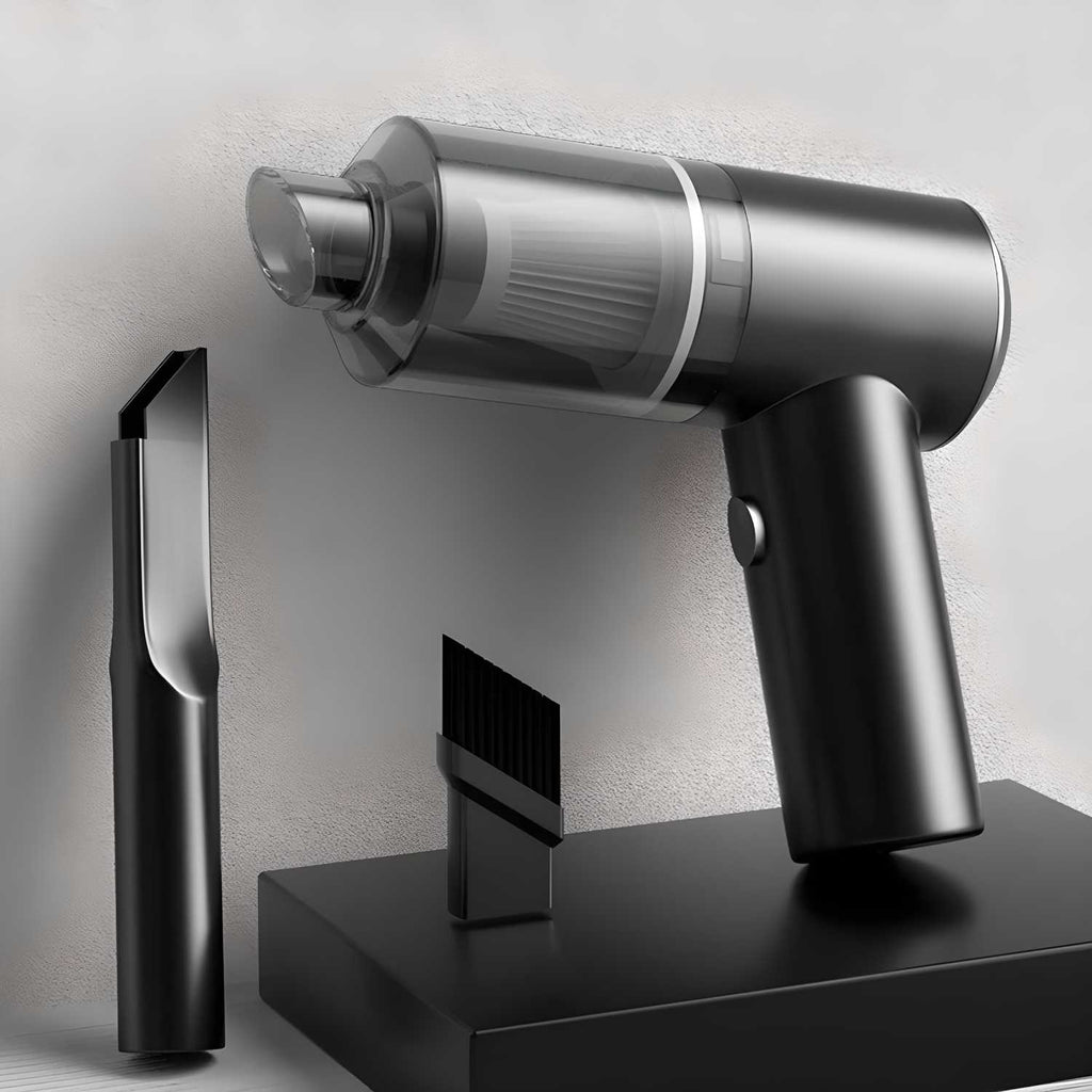 Portable Air Duster & Wireless Handheld Vacuum Cleaner