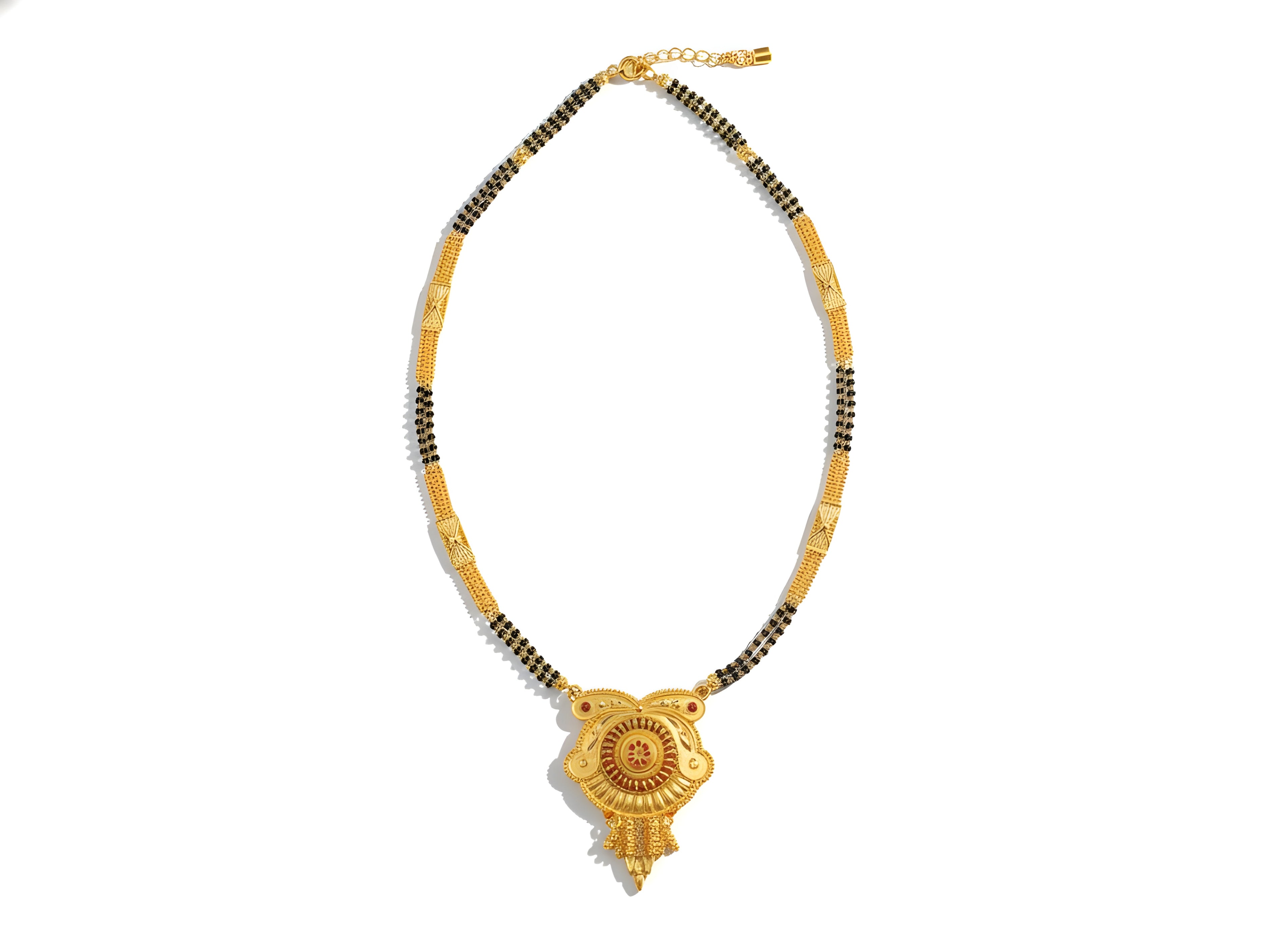 Nitya Shobha 22Kt Gold Plated Long Mangalsutra